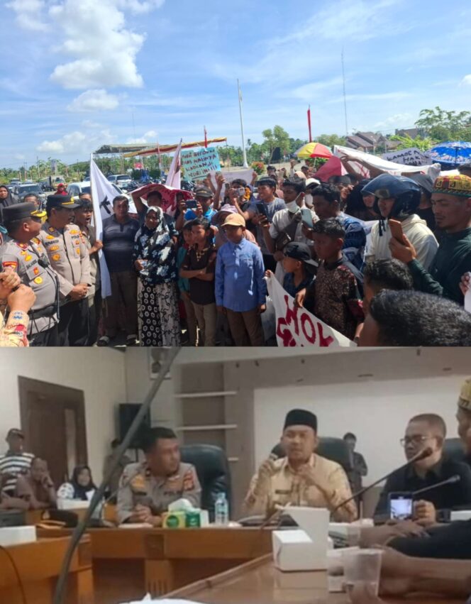 
					Foto: Warga Alue Tiengkeuem Demo dan Audiensi Dengan Pemkab Aceh Utara