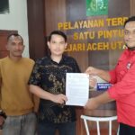 Foto: Tuha Peuet Blang Majron Melaporkan Dugaan Penyimpangan DD Ke Kejari Aceh Utara