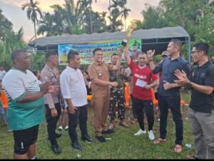 Muspika Tanah Luas Sabet Juara Pertama Dalam Turnamen Sepak Bola Antar Kecamatan “Hut RI ke-80”
