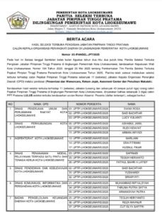 Seleksi JPT Lhokseumawe: Diduga Pansel Main Sandiwara, Peserta Jadi Korban Arogansi
