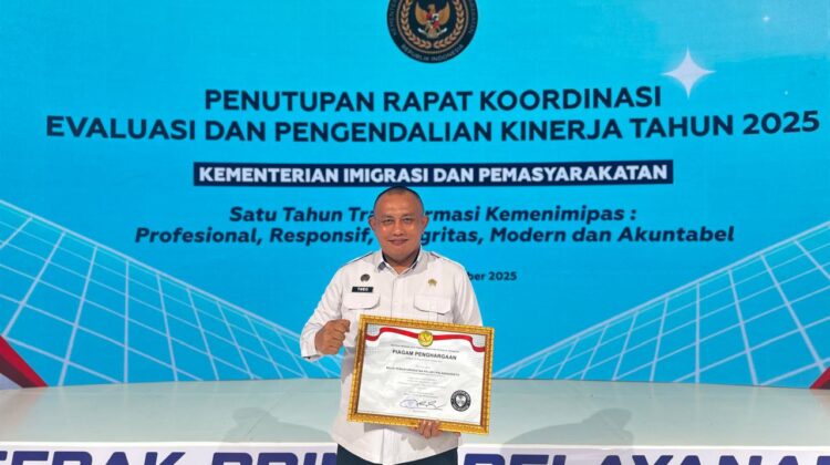 Berhasil Meraih Predikat WBK Tahun 2025, Bapas Palangkaraya Berkomitmen Menjaga Integritas