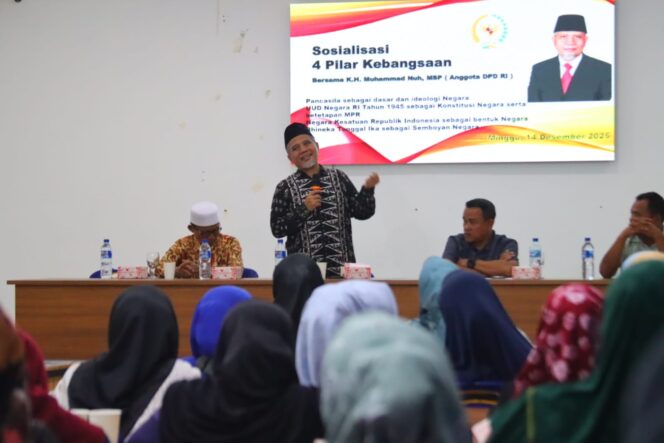 
					Sosialisasi 4 Pilar kepada Lembaga Sosial dan Relawan, Senator Muhammad Nuh: Kolaborasi adalah Kunci Solusi Riil di Tengah Bencana