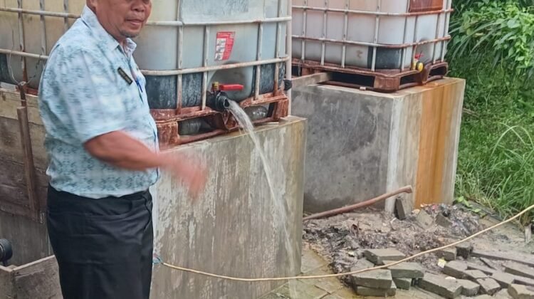 Polres Langkat Salurkan Bantuan Sumur Bor untuk Warga Bukit Jengkol Pangkalan Susu