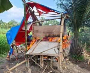 Gelar GSN, Polsek Sunggal Bakar Barak dan Gubuk Narkoba di Jalan Perintis Kemerdekaan Sei Semayang Sunggal