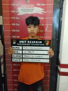 Reskrim Polsek Medan. Baru Tangkap Seorang Pelaku Curanmor di Jalan Biduk.