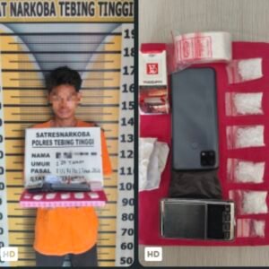 Gagalkan Transaksi Sabu di Kos-Kosan, Sat Resnarkoba Polres Tebing Tinggi Amankan Seorang Pemuda