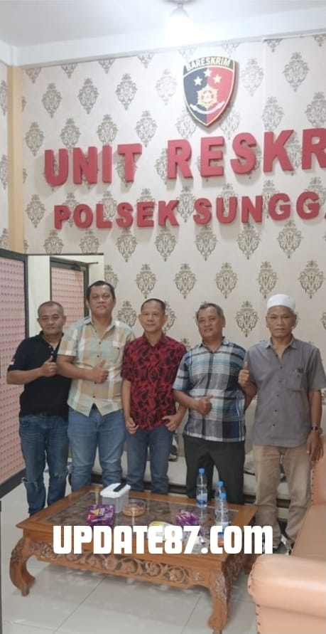 Ketua Pewarta Polrestabes Medan Silaturahmi ke Kanit Reskrim Polsek Sunggal, Perkuat Sinergitas