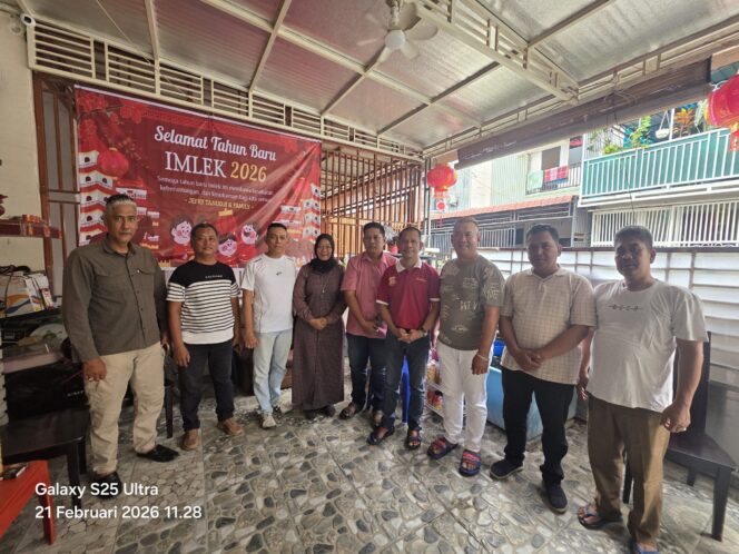 
					Ketua Pewarta Polrestabes Medan Kunjungi Wapamred Pewarta.co, Pererat Silaturahmi Imlek 2026