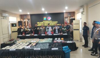 Selama100 Hari Pemberantasan Narkoba, Polrestabes Medan Sita 156 Kg Sabu dan Bekuk 718 Tersangka