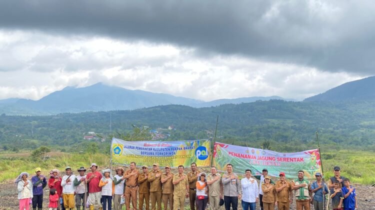 Forkopimda Kabupaten Pakpak Bharat Sinergi Dukung Ketahanan Pangan Tanam Bibit Jagung 1 Juta Hektar.
