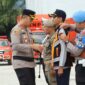 Kapolres Pakpak Bharat Bacakan Amanat Kapolda Sumut Saat Pimpin Apel Gelar Pasukan Ketupat Toba 2026.