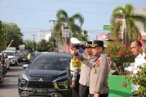 Cegah Kepadatan Arus Mudik, Kapolrestabes Medan Lakukan Pengecekan Pospam Titi Kuning
