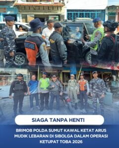 Optimalisasi Pengamanan Mudik, Brimob Sumut Siaga di Simpang Lima dan Pelabuhan Sibolga Optimalisasi Pengamanan Mudik, Brimob Sumut Siaga di Simpang Lima dan Pelabuhan Sibolga