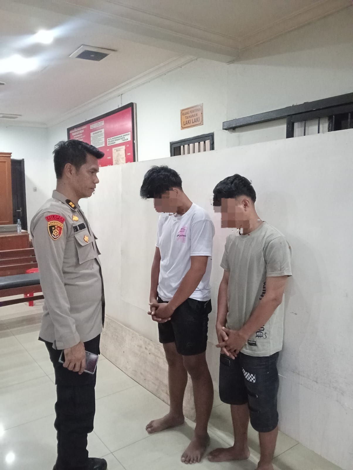 Polsek Medan Kota Ringkus Pelaku Curanmor di Jalan Bahagia Bypass.