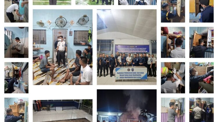 Komitmen Zero HP dan Narkoba, Lapas Binjai Lakukan Penggeledahan Mendadak di Blok Hunian