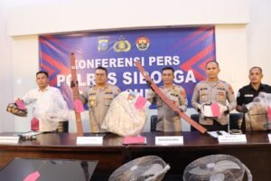 Polres Sibolga Ungkap Dua Kasus Curat, Enam Tersangka Diamankan