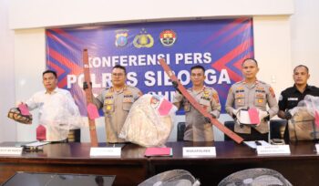 Polres Sibolga Ungkap Dua Kasus Curat, Enam Tersangka Diamankan
