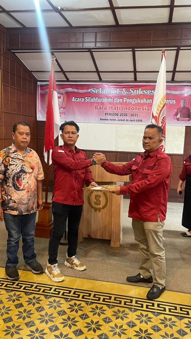 
					Pengukuhan DPP BARA HATI Indonesia Digelar di Aula Siantar Hotel, Tekankan Solidaritas dan Transparansi