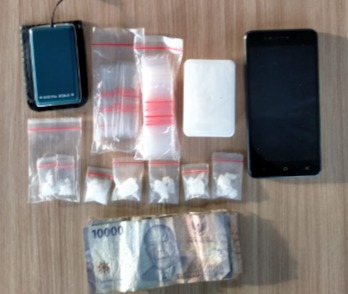 Sat Narkoba Polres Pelabuhan Belawan Tangkap Pengedar Sabu di Desa Manunggal