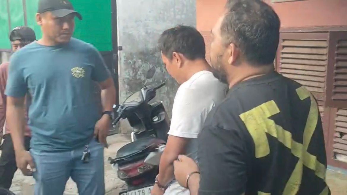 Jualan Narkotika di Tengah Aktivitas Pasar Tradisional, Satresnarkoba Polrestabes Medan Sergap Pengedar Sabu