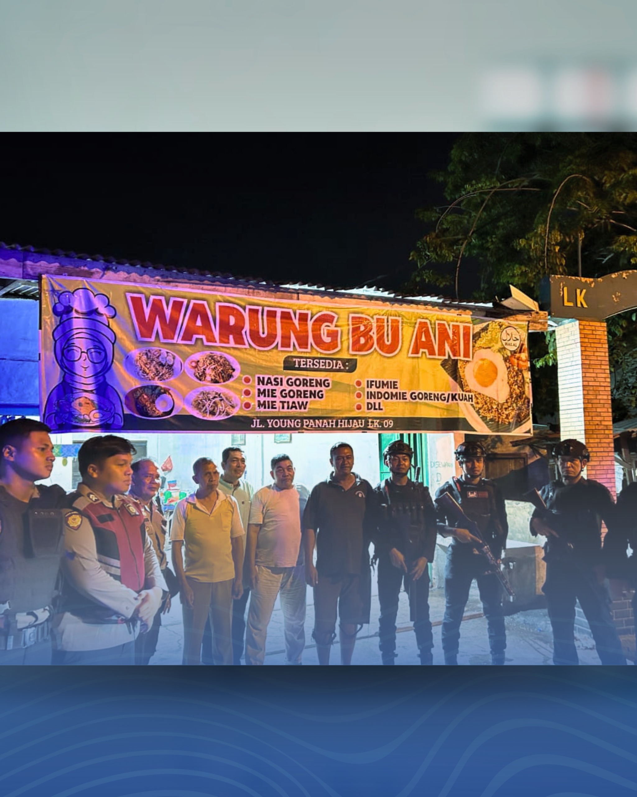 Patroli Skala Besar KRYD, Batalyon A Pelopor Satuan Brimob Polda Sumut Hadir Jaga Kondusifitas Belawan