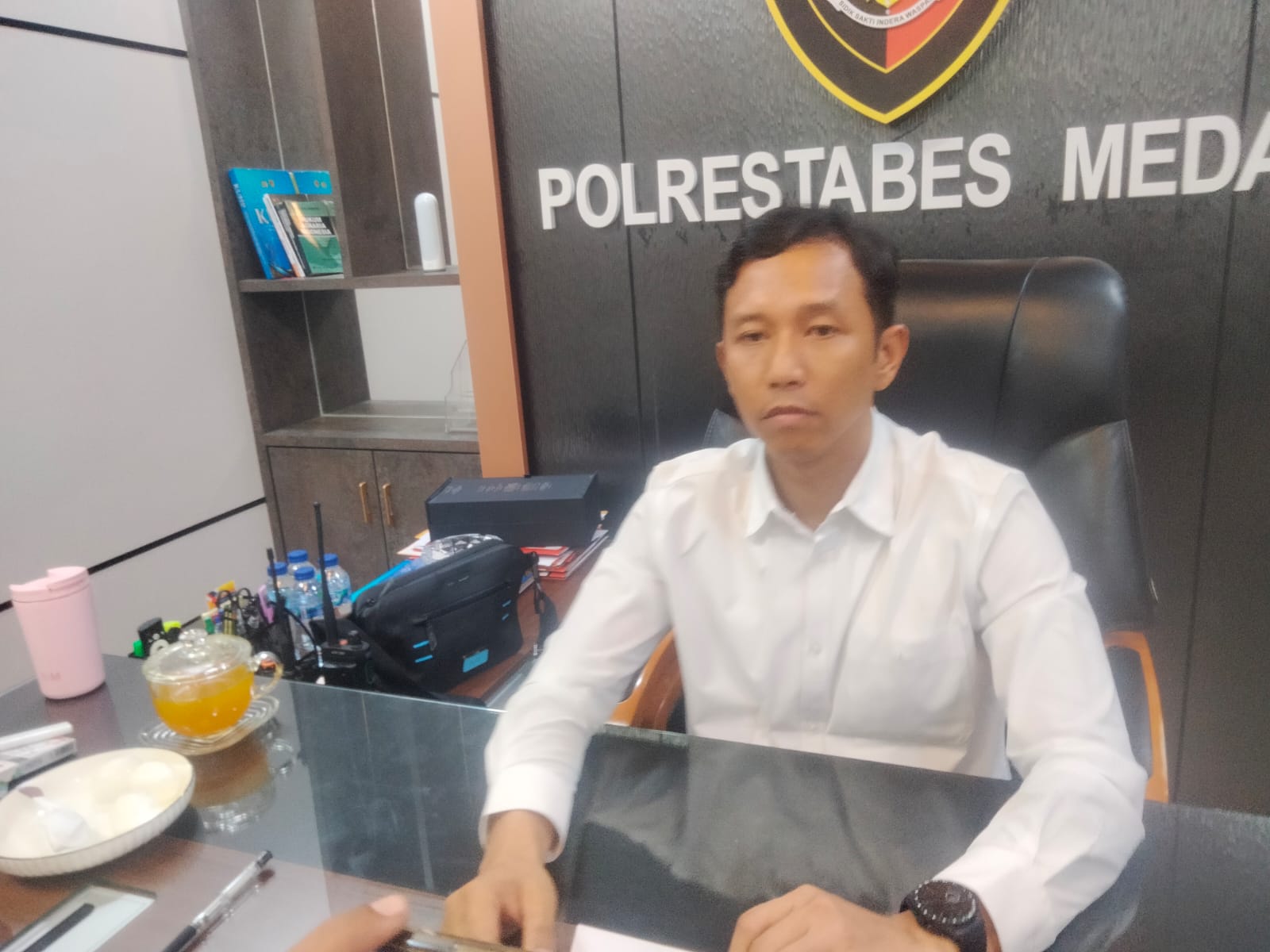 Polisi Tangkap Dua Tersangka Kasus Judi Tembak Ikan di Jalan Setia Budi, Kelurahan Selayang, Kecamatan Medan Tuntungan