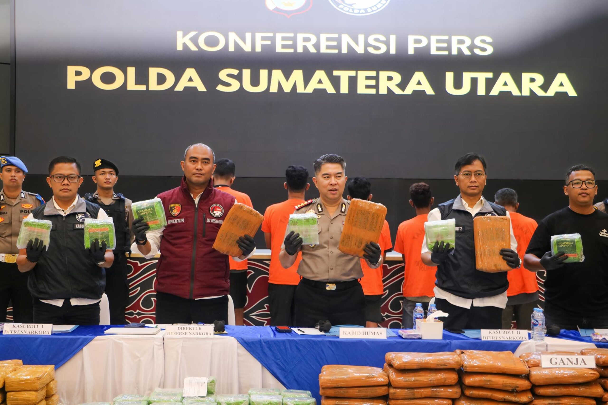 Selamatkan 813 Ribu Jiwa, Polda Sumut Gagalkan Peredaran 72 Kg Sabu dan 151 Kg Ganja
