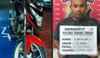 Tak Berkutik, Spesialis Curanmor Diamankan Sat Reskrim Polres Tebing Tinggi