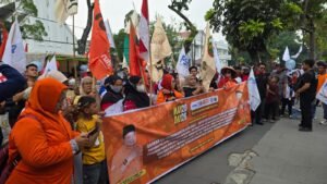 Aksi May Day Partai Buruh Berlangsung Humanis