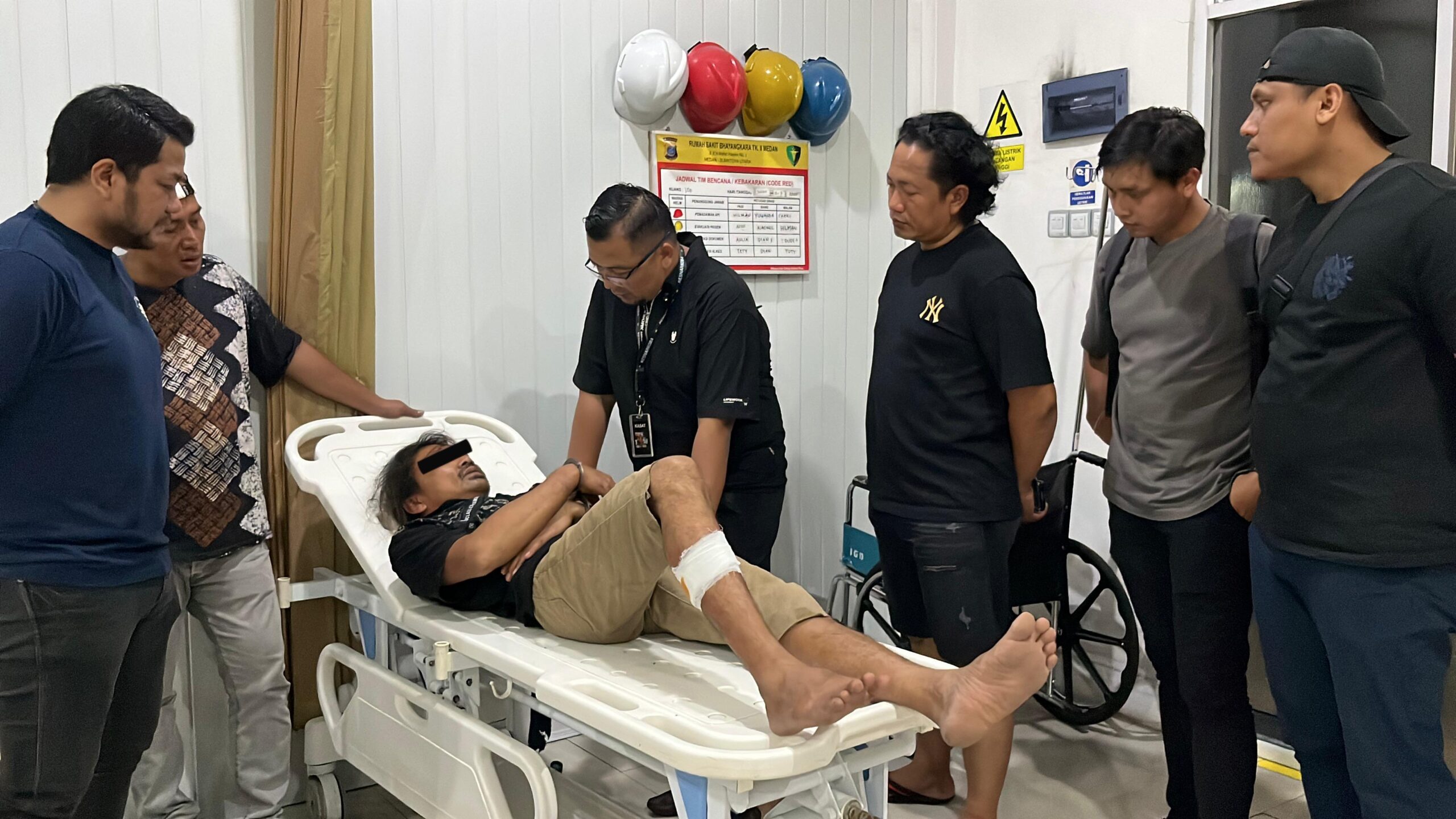 Dor, Seorang Pengedar Sabu Tumbang Ditembak Polisi di Jalan Desa Cinta Rakyat, Kecamatan Percut Sei Tuan, 1 Ons Sabu Siap Edar Disita