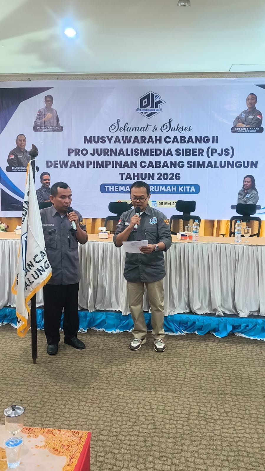 Aklamasi Muscab II PJS Simalungun 2026, Benny Tumbur Panjaitan Terpilih Kembali