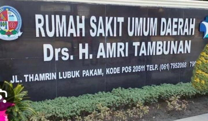 Direktur RSUD Drs H Amri Tambunan , dr Erlinda Yani Bantah Isu Dugaan PasienT Tertahan Karna  Tidak Punya Biaya Berobat
