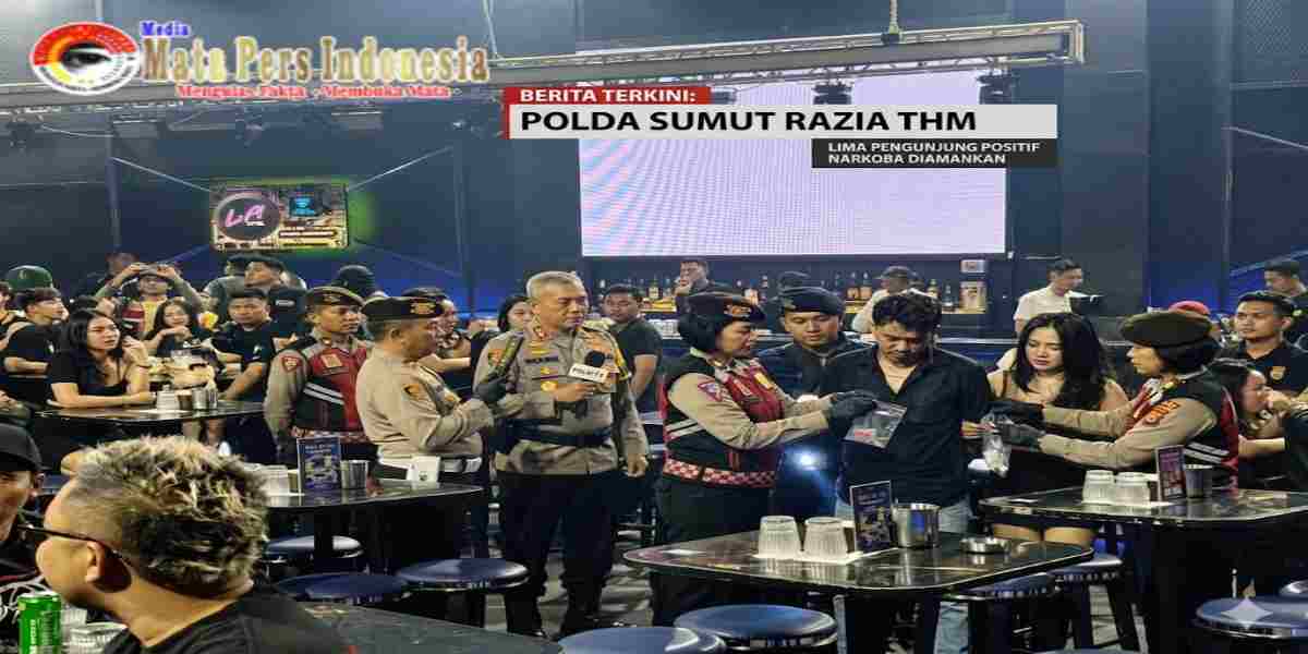 Dalam Semalam Empat THM di Medan Dirazia, Polda Sumut Amankan Lima Pengunjung Positif Narkoba