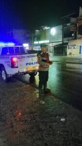 Jaga Stabilitas Kamtibmas Diwilayahnya, Polsek Sunggal Gencar Lakukan Patroli Blue Light
