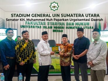 Senator KH. Muhammad Nuh Paparkan Urgensi Representasi Daerah di Stadium General UIN Sumatera Utara