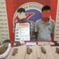 Satres Narkoba Polres Padang Lawas Tangkap Dua Terduga Pengedar Ganja, Ratusan Gram Barang Bukti Disita