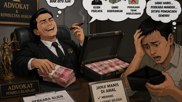Oknum Advokat di Medan Coreng Profesi Mulia: Cari Untung Dua Kaki, Peras Klien dan Lawan!