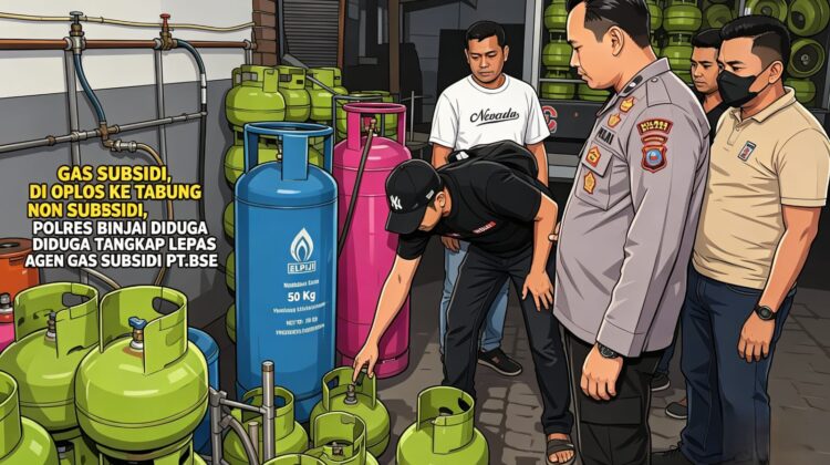 Penggerebekan Dugaan Oplosan Gas Subsidi di Binjai Berujung Polemik, Warga Minta Dugaan Tangkap Lepas Diusut