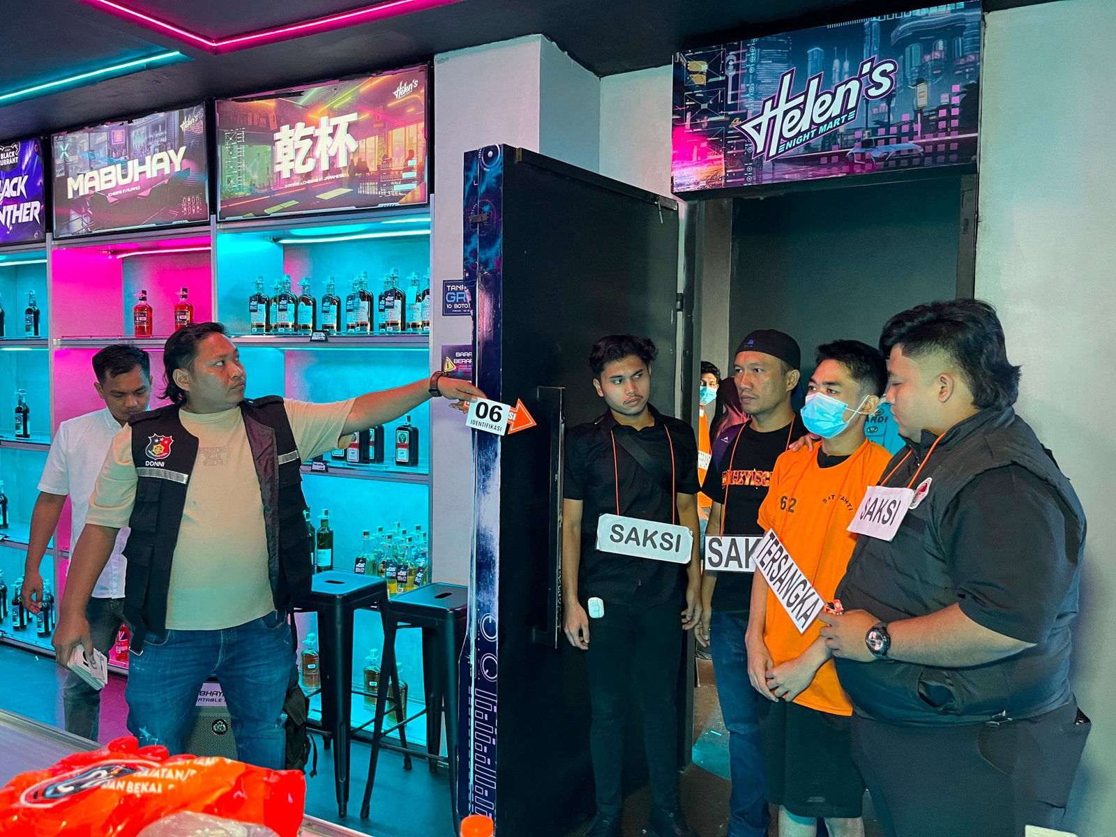 Gelar Pra Rekontruksi di Helen’s Night Mart, Polisi Temukan Fakta Baru Dibalik Peredaran Vape Narkoba