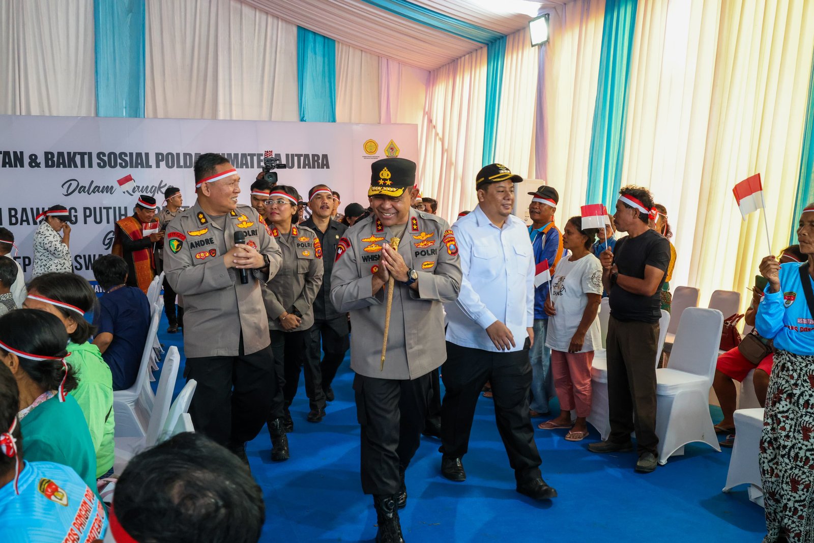 Kapolda Sumut Cek Langsung Pemeriksaan Kesehatan Gratis untuk Warga Samosir