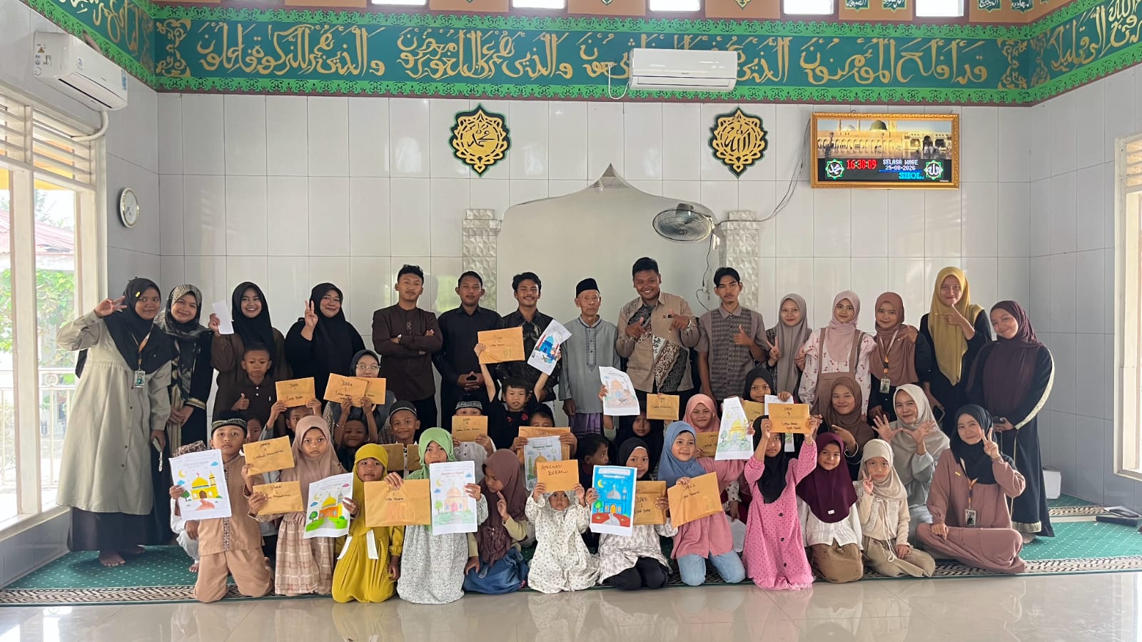 Mahasiswa KKN UINSU Gelar Festival Anak Islami di Serdang Bedagai, Tanamkan Moderasi Beragama Sejak Dini