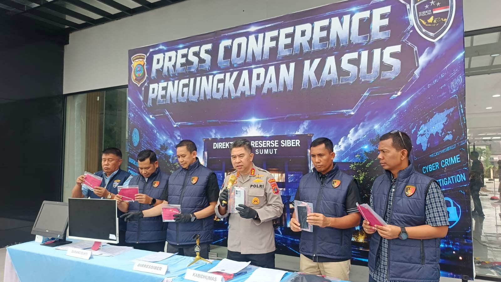 Tiga Korban di Aceh, Kaltim dan Jatim Terjerat Scam Deposit, Polda Sumut Tangkap Dua Pelaku