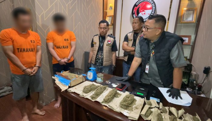 Kos Jadi Tempat Transit Narkoba, Polisi Tangkap 2 Orang Pengedar Ganja, Sabu, dan PG di Medan