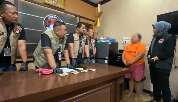 Tingkatkan Ekonomi Keluarga dan Gak Kapok, Polisi Sergap Seorang IRT Jualan Ganja di Jalan Mesjid Taufik Medan