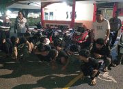 Tim Sergap Polres Asahan Amankan 10 Remaja Diduga Hendak Tawuran, Sajam dan 6 Sepeda Motor Diamankan
