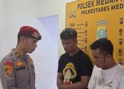 Dua Residivis Curanmor Gol di Polsek Medan Kota