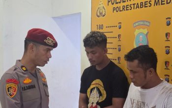Dua Residivis Curanmor Gol di Polsek Medan Kota