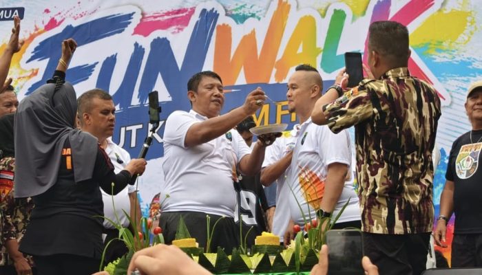 Wali Kota Medan Apresiasi HUT ke-48 GM FKPPI, Lepas Ribuan Peserta Funwalk Yang Digelar PC 0201 Medan di Lapangan Merdeka