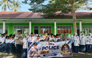 Polres Batu Bara Gelar Police Go To School Serentak di 19 Sekolah