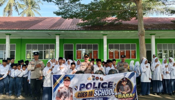 Polres Batu Bara Gelar Police Go To School Serentak di 19 Sekolah